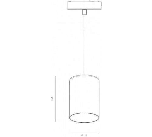 Подвесной светильник SWG PRO SLIM P-SLIM-150GLBL-6-CCT