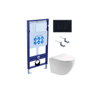 Комплект инсталляции 4 в 1 AQUATEK Европа с унитазом AQ1901-00 и клавишей KDI-0000012 SET AQUATEK ЕВРОПА-012 4в1