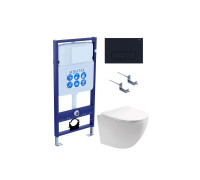 Комплект инсталляции 4 в 1 AQUATEK Европа с унитазом AQ1901-00 и клавишей KDI-0000017 SET AQUATEK ЕВРОПА-017 4в1
