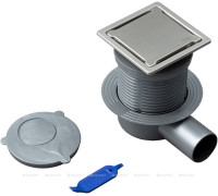 Трап точечный Logan L003-110 110х110 мм решетка нержавеющая сталь L003-110