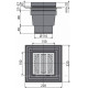 Трап сливной AlcaPlast 150x150/110 мм прямой выпуск решетка нерж. сталь APV13