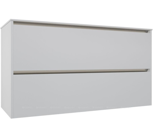 Тумба под раковину Allen Brau ACTIVITY 120 белый матовый/черный браш 1.34007.WM