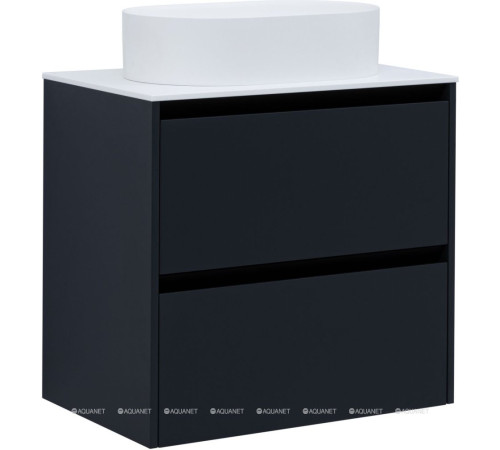 Тумба Allen Brau Activity 70 см антрацит матовый черный браш 1.34003.AM