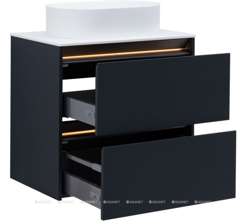 Тумба под раковину Allen Brau ACTIVITY 70 антрацит матовый/олива браш 1.34011.AM