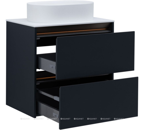 Тумба под раковину Allen Brau ACTIVITY 70 антрацит матовый/олива браш 1.34011.AM