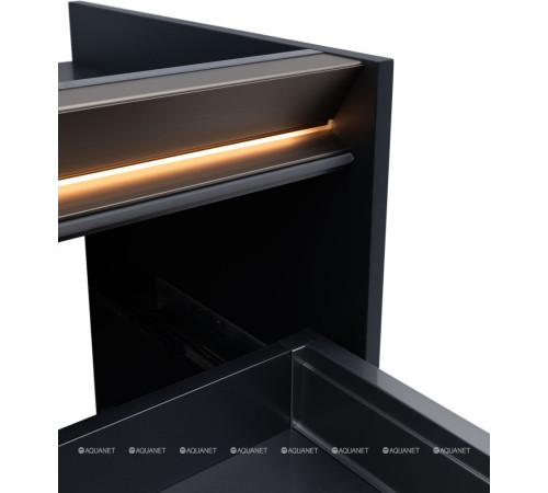 Тумба под раковину Allen Brau ACTIVITY 70 антрацит матовый/олива браш 1.34011.AM