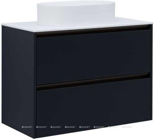 Тумба под раковину Allen Brau Activity 90 см антрацит матовый/олива браш 1.34013.AM