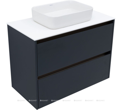Тумба под раковину Allen Brau Activity 90 см антрацит матовый/олива браш 1.34013.AM
