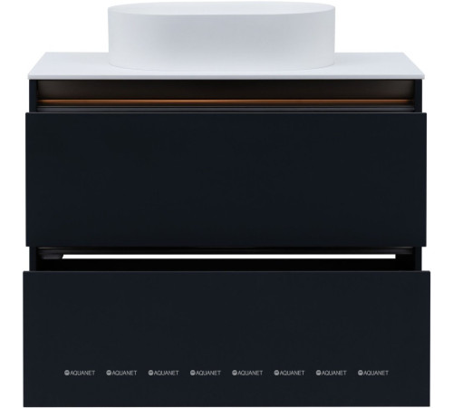 Тумба под раковину Allen Brau Activity 90 см антрацит матовый/олива браш 1.34013.AM