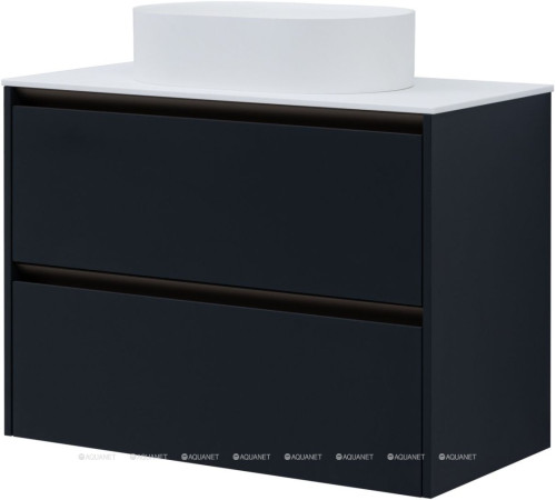 Тумба под раковину Allen Brau Activity 90 см антрацит матовый/олива браш 1.34013.AM