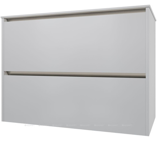 Тумба под раковину Allen Brau Activity 90 см белый матовый/олива браш 1.34013.WM