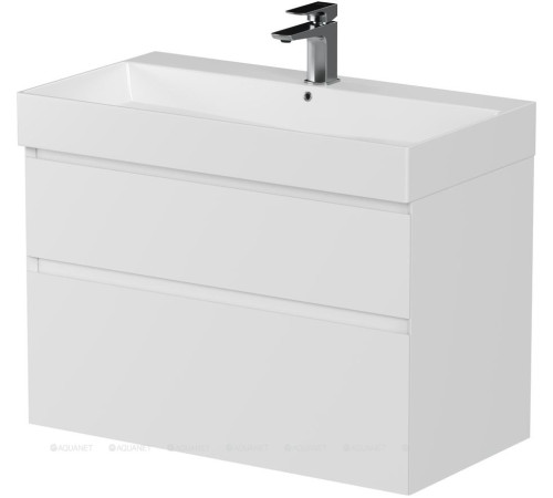 Тумба под раковину Allen Brau INFINITY 85 см 2 ящика белый матовый 1.210026.WM