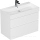 Тумба под раковину Allen Brau INFINITY 85 см 2 ящика белый матовый 1.210026.WM