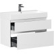 Тумба под раковину Allen Brau INFINITY 85 см 2 ящика белый матовый 1.210026.WM