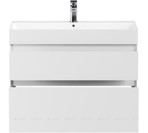 Тумба под раковину Allen Brau INFINITY 85 см 2 ящика белый матовый 1.210026.WM