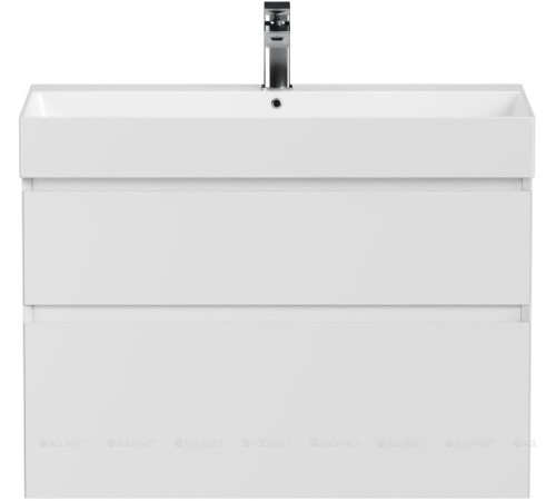Тумба под раковину Allen Brau INFINITY 85 см 2 ящика белый матовый 1.210026.WM
