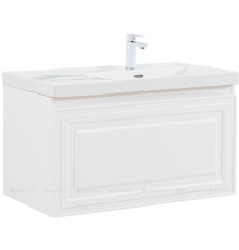 Тумба под раковину Aquanet Агата 90 1 ящик белый сатин 00345482