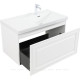 Тумба под раковину Aquanet Агата 90 1 ящик белый сатин 00345482