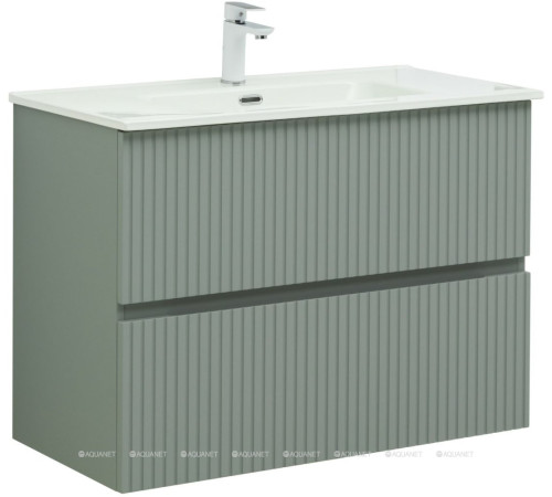 Тумба под раковину Aquanet Джейн 90 мисти грин 00313319
