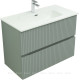 Тумба под раковину Aquanet Джейн 90 мисти грин 00313319