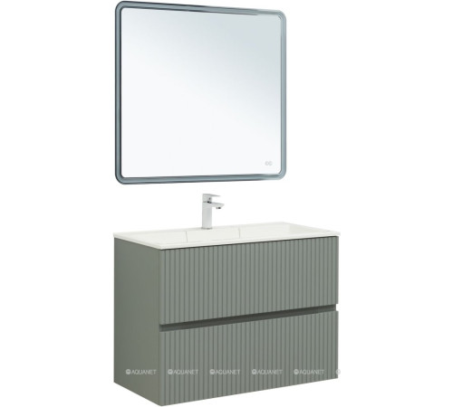 Тумба под раковину Aquanet Джейн 90 мисти грин 00313319
