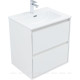 Тумба под раковину Aquanet Милан 60 белый глянец 00336367