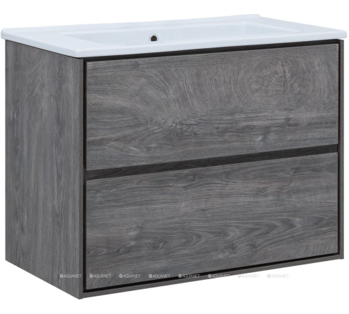 Тумба под раковину Aquanet Милан 85 см дуб рошелье подвесная 00339969