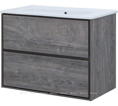 Тумба под раковину Aquanet Милан 85 см дуб рошелье подвесная 00339969