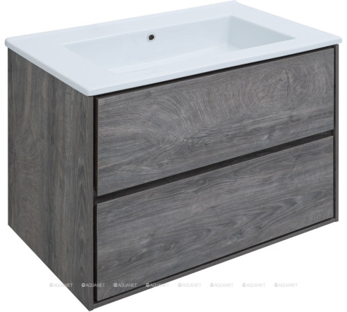 Тумба под раковину Aquanet Милан 85 см дуб рошелье подвесная 00339969
