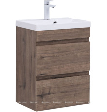 Тумба подвесная Aquanet Нота new 50 дуб веллингтон табак 00334190