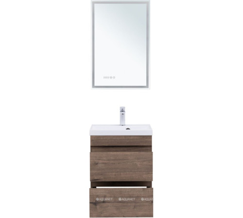 Тумба подвесная Aquanet Нота new 50 дуб веллингтон табак 00334190