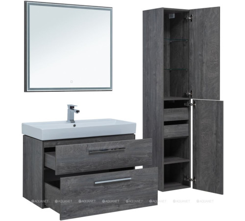 Тумба Aquanet Nova 100 2 ящика дуб рошелье 00243658