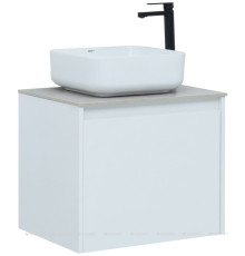 Тумба под раковину Aquanet Nova Lite 60 1+1 ящик белый глянец 00242574