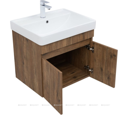 Тумба под раковину Aquanet Оптима 60 дуб рустикальный 00344795