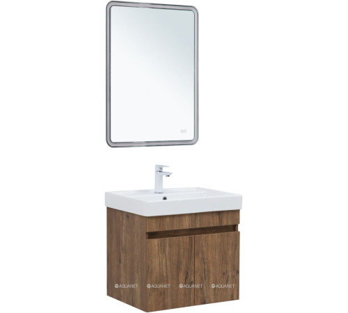 Тумба под раковину Aquanet Оптима 60 дуб рустикальный 00344795