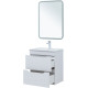 Тумба для ванной Aquanet Практика 60 2 ящика белый глянец 00347963