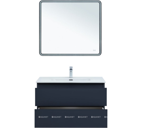 Тумба под раковину Aquanet Вега 2.0 90 2 ящика маренго 00337950