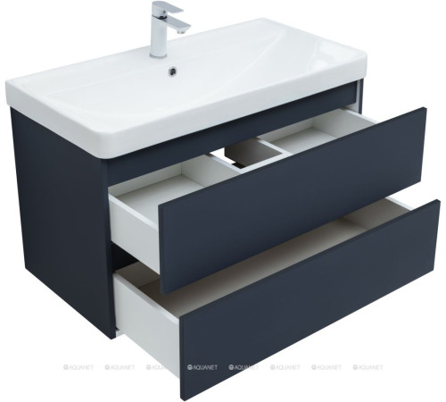 Тумба под раковину Aquanet Вега 2.0 90 2 ящика маренго 00337950