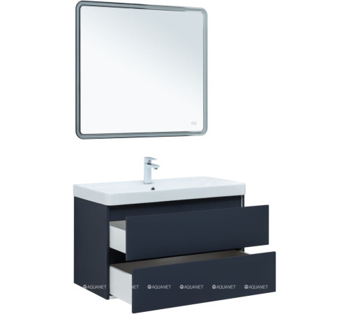 Тумба под раковину Aquanet Вега 2.0 90 2 ящика маренго 00337950