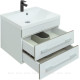 Тумба под раковину Aquanet Верона 58 New подвесная белый матовый 00272423