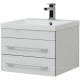 Тумба под раковину Aquanet Верона 58 New подвесная белый матовый 00272423
