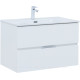 Тумба с раковиной Aquanet Алвита new 80 2 ящика белый матовый 00274114