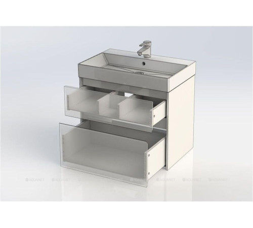 Тумба с раковиной Aquanet Бруклин 70 белый 00212597