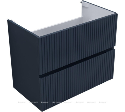 Тумба с раковиной Aquanet Джейн 80 маренго раковина Фортуна 00332524