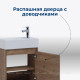 Тумба с раковиной Aquanet Nova Lite 50 1 дверь дуб рустикальный 00302521