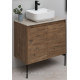 Тумба с раковиной Aquanet Nova Lite 75 2 двери дуб рустикальный 00302528