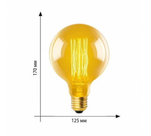 Лампа накаливания Uniel IL-V E27 60Вт K UL-00000480
