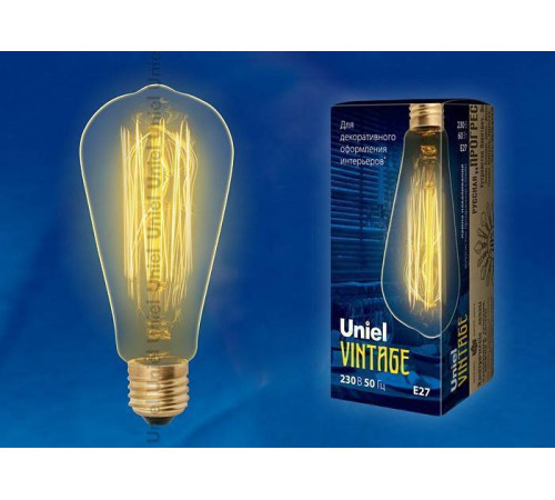 Лампа накаливания Uniel IL-V E27 60 Вт UL-00000482