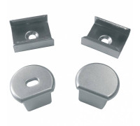 Набор заглушек и скоб для профиля Uniel UFE-N07 SILVER A POLYBAG UL-00000627