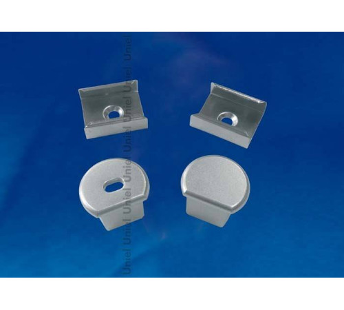 Набор заглушек и скоб для профиля Uniel UFE-N07 SILVER A POLYBAG UL-00000627